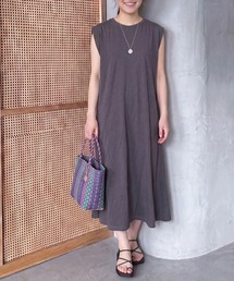 SELECT LEVERY（セレクトリベリー）の「接触冷感 ノースリーブワンピース（ワンピース）」