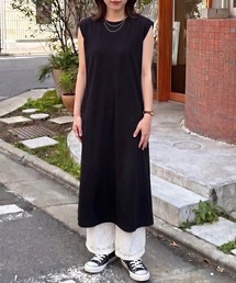 SELECT LEVERY（セレクトリベリー）の「接触冷感 ノースリーブワンピース（ワンピース）」