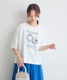 POMMEVETRE刺繍Tシャツ