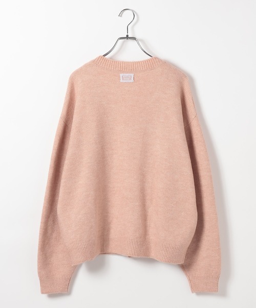 Heather(ヘザー)の「【Heather×PEACH JOHN】チュニックニットカーディガン 1052084(カーディガン/ボレロ・レディース・ピンク/アイボリー・FREE)」の9枚目の写真