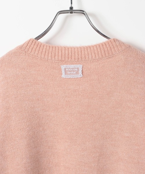 Heather(ヘザー)の「【Heather×PEACH JOHN】チュニックニットカーディガン 1052084(カーディガン/ボレロ・レディース・ピンク/アイボリー・FREE)」の10枚目の写真