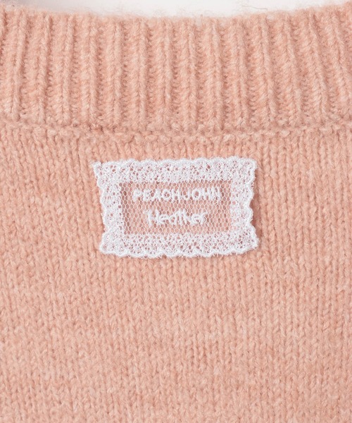 Heather(ヘザー)の「【Heather×PEACH JOHN】チュニックニットカーディガン 1052084(カーディガン/ボレロ・レディース・ピンク/アイボリー・FREE)」の11枚目の写真
