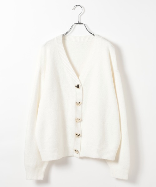 Heather(ヘザー)の「【Heather×PEACH JOHN】チュニックニットカーディガン 1052084(カーディガン/ボレロ・レディース・ピンク/アイボリー・FREE)」の12枚目の写真