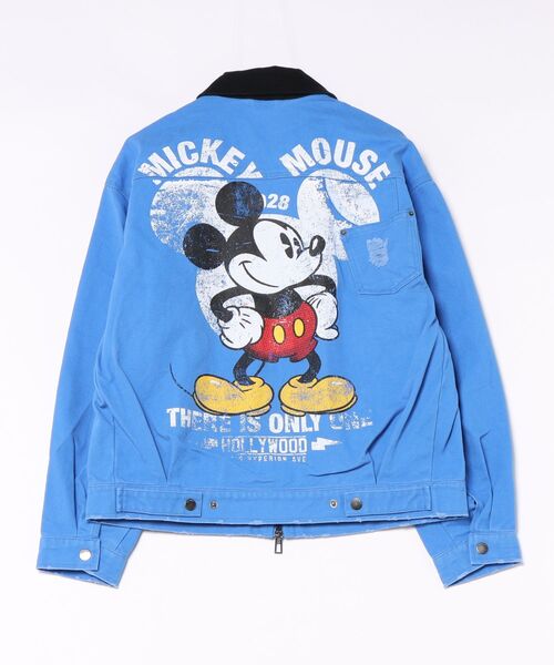 Desigual(デシグアル)の「ミッキー バックプリント ワーク ジャケット Disney【2026-2027年秋冬新作】(テーラードジャケット・メンズ・ブルー・M/S/L)」の6枚目の写真