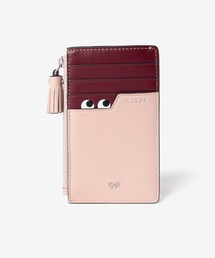 ANYA HINDMARCH（アニヤハインドマーチ）の「ANYA HINDMARCH / アニヤ・ハインドマーチ Peeping Eyes シャイニーレザー ジップ カードケース / フラグメントケース（カードケース）」