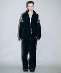 my beautiful landlet | 【my beautiful landlet】 COTTON VELOUR TRACK FLARE PANTS(その他パンツ)