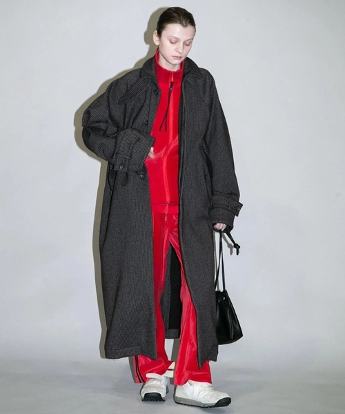 my beautiful landlet（マイビューティフルランドレット）の「【my beautiful landlet】 COTTON VELOUR TRACK FLARE PANTS（その他パンツ・メンズ・ネイビー/レッド/グリーン・1/0）」の16枚目の写真
