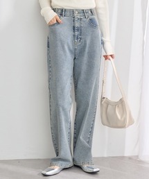 あったか裏起毛 隠しゴムストレートパンツ
