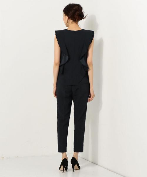 Jewel Changes（ジュエルチェンジズ）の「【WEB限定】○JPCI 肩フリル 3WAY セットアップ /二次会 ワンピース / 結婚式（ワンピース・レディース・ブラック/ネイビー・ﾌﾘ-）」の5枚目の写真