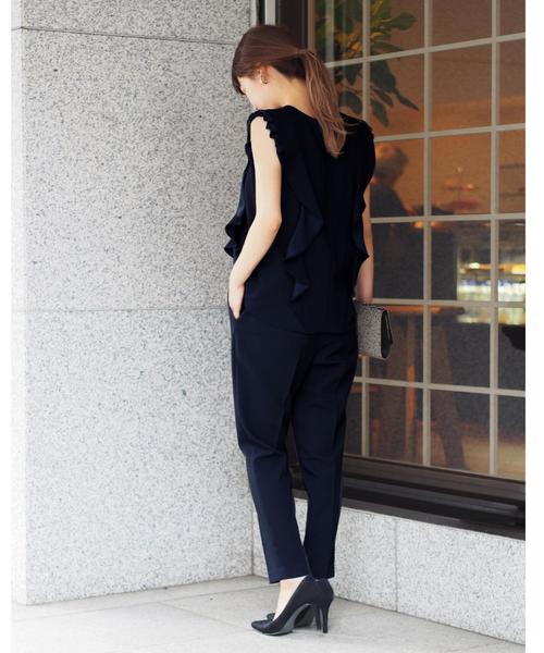 Jewel Changes（ジュエルチェンジズ）の「【WEB限定】○JPCI 肩フリル 3WAY セットアップ /二次会 ワンピース / 結婚式（ワンピース・レディース・ブラック/ネイビー・ﾌﾘ-）」の18枚目の写真