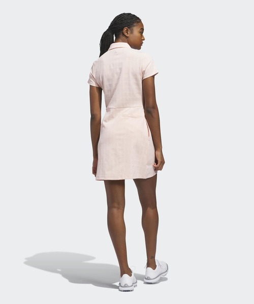 adidas(アディダス)の「アルティメット365+ジャカードワンピース【adidas Golf/アディダスゴルフ】(ワンピース・レディース・ピンク・SMALL/MEDIUM/LARGE/X-LARGE/X-SMALL)」の2枚目の写真