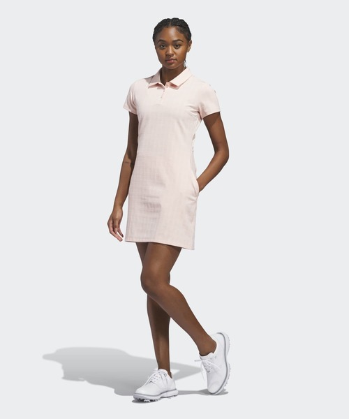 adidas(アディダス)の「アルティメット365+ジャカードワンピース【adidas Golf/アディダスゴルフ】(ワンピース・レディース・ピンク・SMALL/MEDIUM/LARGE/X-LARGE/X-SMALL)」の5枚目の写真