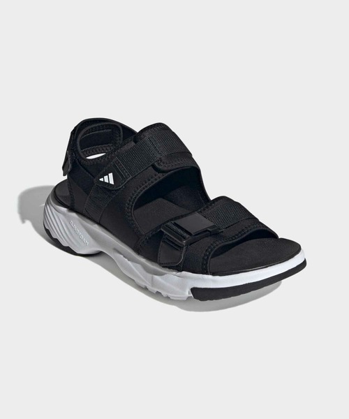 adidas(アディダス)の「ライフスタイル サンダル / LIFESTYLE SANDAL / アディダス adidas スニーカーサンダル(サンダル・メンズ・ブラック×ホワイト・26.5cm/25.5cm/27.5cm/28.5cm/24.5cm/22.5cm/23.5cm)」の7枚目の写真