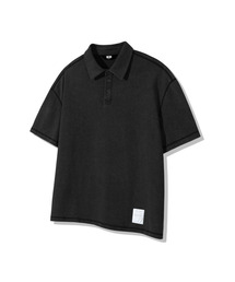 ピグメントオーバーロックパッチピケ半袖Tシャツ_3カラー