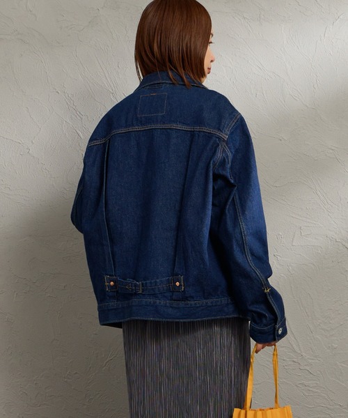 Levi's（リーバイス）の「[Levi’s/リーバイス] TYPE 1 TRUCKER デニムジャケット(インディゴブルー)（デニムジャケット・レディース・インディゴブルー・L/M/XL）」の5枚目の写真