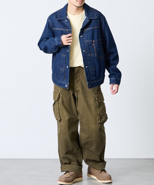 Levi's（リーバイス）の「[Levi’s/リーバイス] TYPE 1 TRUCKER デニムジャケット(インディゴブルー)（デニムジャケット・レディース・インディゴブルー・L/M/XL）」の17枚目の写真