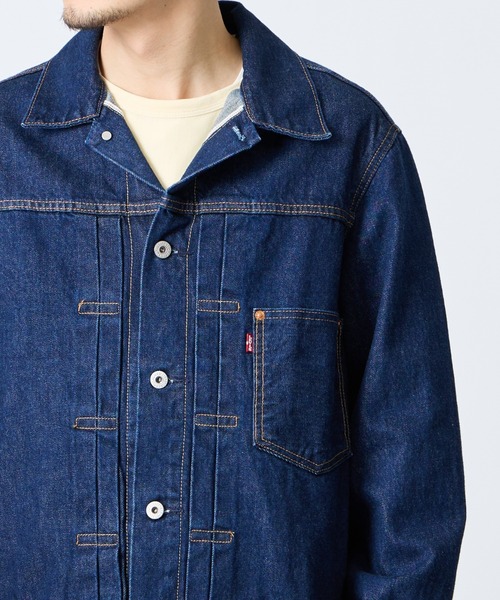 Levi's（リーバイス）の「[Levi’s/リーバイス] TYPE 1 TRUCKER デニムジャケット(インディゴブルー)（デニムジャケット・レディース・インディゴブルー・L/M/XL）」の20枚目の写真