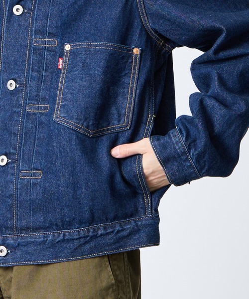 Levi's（リーバイス）の「[Levi’s/リーバイス] TYPE 1 TRUCKER デニムジャケット(インディゴブルー)（デニムジャケット・レディース・インディゴブルー・L/M/XL）」の21枚目の写真