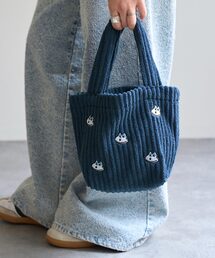 [ 11ぴきのねこコラボ ] 刺繍ミニトートバッグ