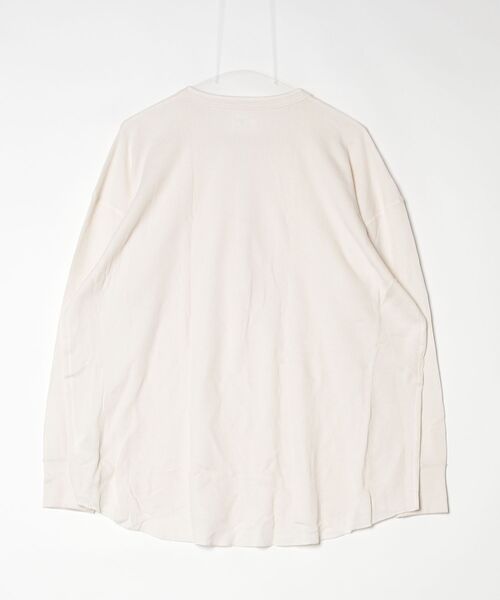 HANES(ヘインズ)の「【Hanes/ヘインズ】レディース Thermal for HER ヘンリーネックTシャツ(Tシャツ/カットソー・レディース・レッド/オフホワイト/グレー系・LARGE/MEDIUM)」の18枚目の写真