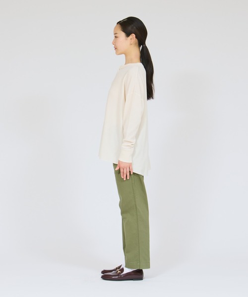 HANES(ヘインズ)の「【Hanes/ヘインズ】レディース Thermal for HER ヘンリーネックTシャツ(Tシャツ/カットソー・レディース・レッド/オフホワイト/グレー系・LARGE/MEDIUM)」の10枚目の写真