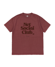 ジョンマルウィ ベム OG スクラッチロゴ PIGMENT 半袖Tシャツ(バーガンディ)