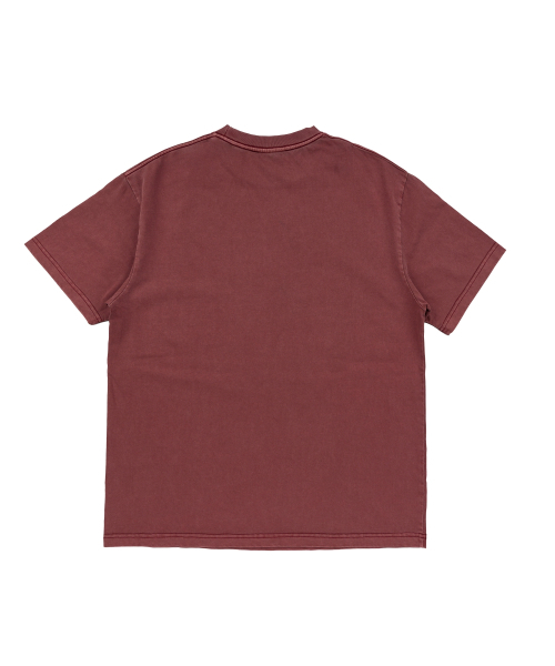 NET SOCIAL CLUB(ネットソーシャルクラブ)の「ジョンマルウィ ベム OG スクラッチロゴ PIGMENT 半袖Tシャツ(バーガンディ)(Tシャツ/カットソー・レディース・その他・LARGE/X-LARGE/SMALL/MEDIUM)」の6枚目の写真
