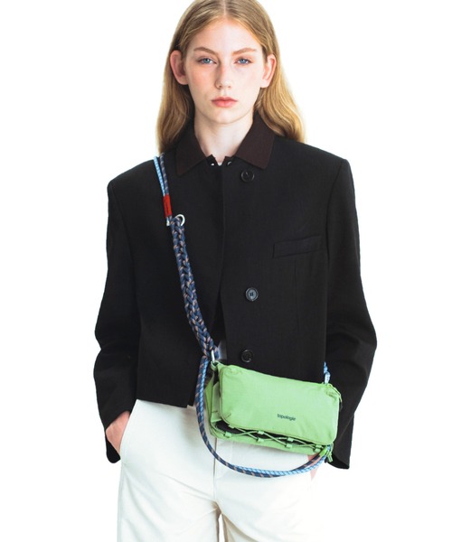 Topologie(トポロジー)の「Bottle Sacoche Medium(ボトル サコッシュミディアム)(ショルダーバッグ・レディース・グリーン・ONE SIZE)」の5枚目の写真