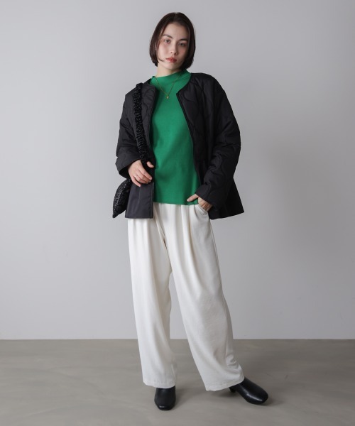 Bou Jeloud(ブージュルード)の「ハイネック総針ニットプルオーバー(ニット/セーター・レディース・A/B/グリーン/ベージュ・FREE)」の20枚目の写真