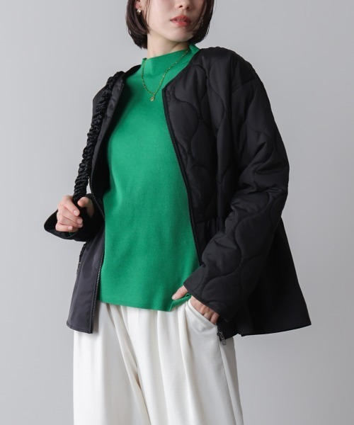 Bou Jeloud(ブージュルード)の「ハイネック総針ニットプルオーバー(ニット/セーター・レディース・A/B/グリーン/ベージュ・FREE)」の21枚目の写真