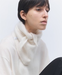 elegancese（エレガンセーゼ）の「【elegancese】Fur cashmere triangle scarf mini（バンダナ/スカーフ）」