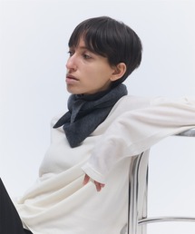 elegancese（エレガンセーゼ）の「【elegancese】Fur cashmere triangle scarf mini（バンダナ/スカーフ）」
