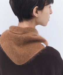 elegancese（エレガンセーゼ）の「【elegancese】Fur cashmere triangle scarf mini（バンダナ/スカーフ）」