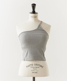Chick | One-shoulder camisole / カップ付き ワンショルダー 華奢ストラップ キャミソール 夏物 夏服(キャミソール)
