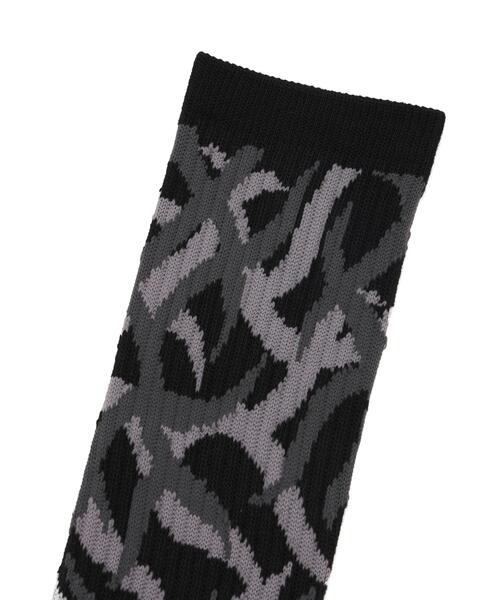 AVIREX（アヴィレックス）の「TRIBAL CAMOUFLAGE SOCKS 2PACK‐SET / トライバルカモ柄 ソックス 2パックセット / AVIREX / アヴィレックス（ソックス/靴下・メンズ・ブラック・F）」の3枚目の写真