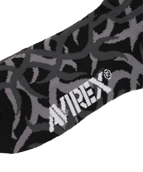 AVIREX（アヴィレックス）の「TRIBAL CAMOUFLAGE SOCKS 2PACK‐SET / トライバルカモ柄 ソックス 2パックセット / AVIREX / アヴィレックス（ソックス/靴下・メンズ・ブラック・F）」の5枚目の写真