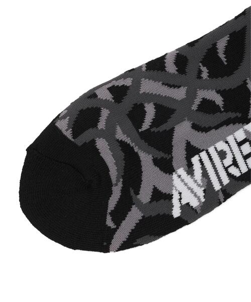 AVIREX（アヴィレックス）の「TRIBAL CAMOUFLAGE SOCKS 2PACK‐SET / トライバルカモ柄 ソックス 2パックセット / AVIREX / アヴィレックス（ソックス/靴下・メンズ・ブラック・F）」の6枚目の写真