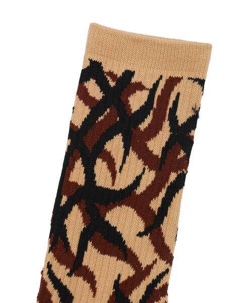 AVIREX（アヴィレックス）の「TRIBAL CAMOUFLAGE SOCKS 2PACK‐SET / トライバルカモ柄 ソックス 2パックセット / AVIREX / アヴィレックス（ソックス/靴下・メンズ・ブラック・F）」の8枚目の写真