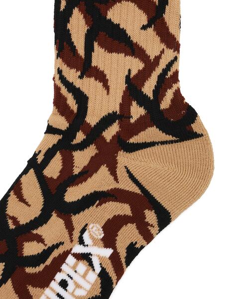 AVIREX（アヴィレックス）の「TRIBAL CAMOUFLAGE SOCKS 2PACK‐SET / トライバルカモ柄 ソックス 2パックセット / AVIREX / アヴィレックス（ソックス/靴下・メンズ・ブラック・F）」の9枚目の写真