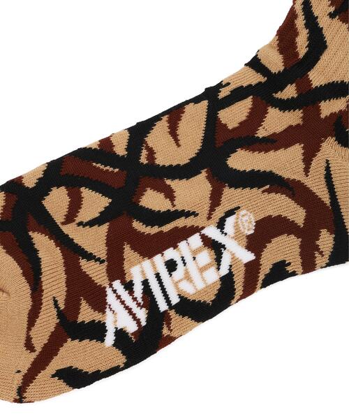 AVIREX（アヴィレックス）の「TRIBAL CAMOUFLAGE SOCKS 2PACK‐SET / トライバルカモ柄 ソックス 2パックセット / AVIREX / アヴィレックス（ソックス/靴下・メンズ・ブラック・F）」の10枚目の写真