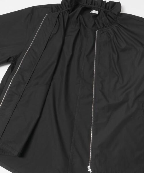 ITEMS URBANRESEARCH（アイテムズ アーバンリサーチ）の「フリル襟ブルゾン（ブルゾン・レディース・カーキ/ライトブラウン/ブラック・FREE）」の10枚目の写真