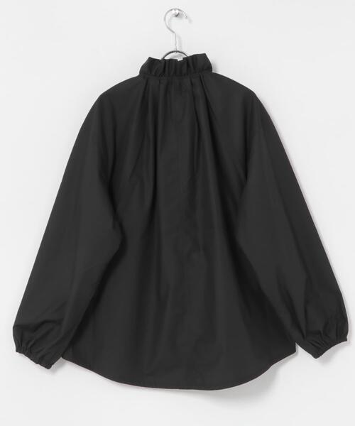 ITEMS URBANRESEARCH（アイテムズ アーバンリサーチ）の「フリル襟ブルゾン（ブルゾン・レディース・カーキ/ライトブラウン/ブラック・FREE）」の11枚目の写真