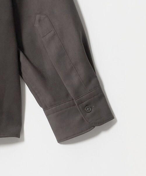 BEAUTY&YOUTH UNITED ARROWS(ビューティーアンドユースユナイテッドアローズ)の「スエードタッチ レギュラー スクエア シャツ FORM型(シャツ/ブラウス・メンズ・ダークグレー/グレー系・M/XL/S/L)」の16枚目の写真