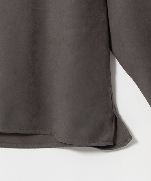 BEAUTY&YOUTH UNITED ARROWS(ビューティーアンドユースユナイテッドアローズ)の「スエードタッチ レギュラー スクエア シャツ FORM型(シャツ/ブラウス・メンズ・ダークグレー/グレー系・M/XL/S/L)」の17枚目の写真