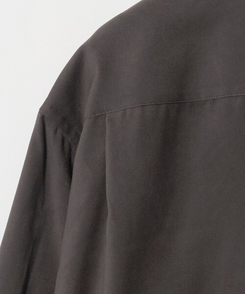 BEAUTY&YOUTH UNITED ARROWS(ビューティーアンドユースユナイテッドアローズ)の「スエードタッチ レギュラー スクエア シャツ FORM型(シャツ/ブラウス・メンズ・ダークグレー/グレー系・M/XL/S/L)」の18枚目の写真