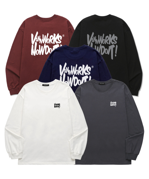 VANNWORKS(バンワークス)の「NOW DOIT ロングスリーブ (VLS0082) ネイビー(Tシャツ/カットソー・メンズ・その他・SMALL/MEDIUM/LARGE/X-LARGE/XX-LARGE)」の4枚目の写真