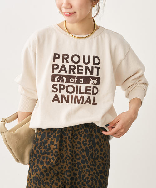Spick & Span(スピックアンドスパン)の「Mixta /ミクスタ CREW NECK SWEAT クルーネックスウェット(スウェット・レディース・エメラルドブルー/アイボリー・SMALL)」の5枚目の写真