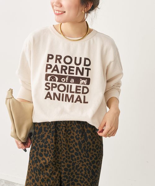 Spick & Span(スピックアンドスパン)の「Mixta /ミクスタ CREW NECK SWEAT クルーネックスウェット(スウェット・レディース・エメラルドブルー/アイボリー・SMALL)」の6枚目の写真