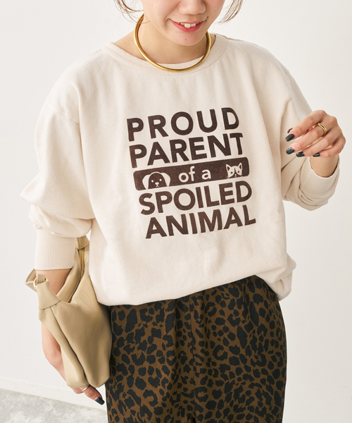 Spick & Span(スピックアンドスパン)の「Mixta /ミクスタ CREW NECK SWEAT クルーネックスウェット(スウェット・レディース・エメラルドブルー/アイボリー・SMALL)」の7枚目の写真