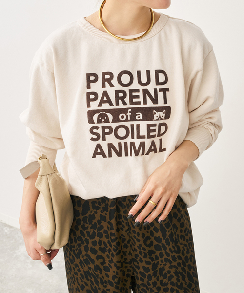 Spick & Span(スピックアンドスパン)の「Mixta /ミクスタ CREW NECK SWEAT クルーネックスウェット(スウェット・レディース・エメラルドブルー/アイボリー・SMALL)」の8枚目の写真